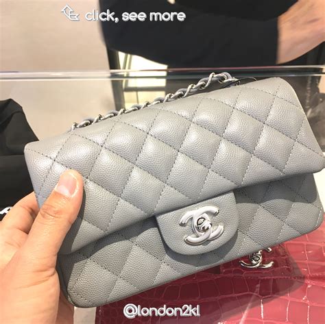 grey chanel rectangular mini|mini micro 31 bag chanel.